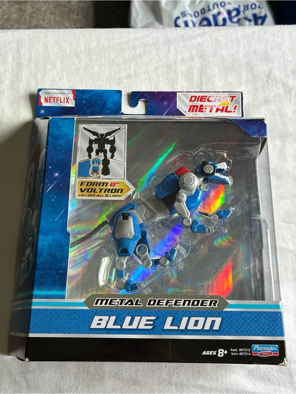 Metal Defender Blue Lion Diecast — Blue Voltron Lion Toy